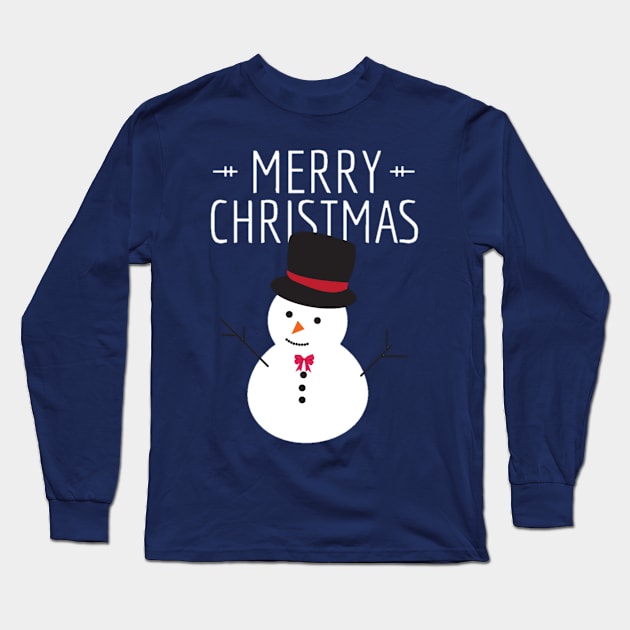 Merry Christmas Long Sleeve T-Shirt by Tshirtstory